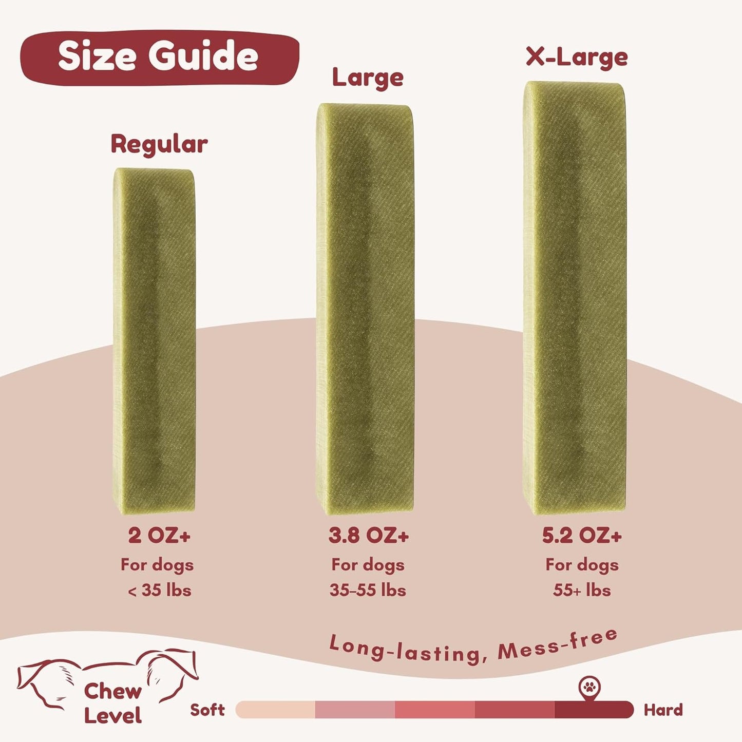 Majestic Pet Himalayan All-Natural Yak Cheese Dog Chews Made with 100% Cows Milk- Long Lasting Dental Chew for Dogs - Healthy Pet Treats (Digestive & Immune Support, Regular, 1 Pack)