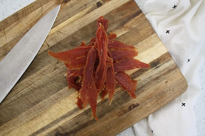 Cadet Gourmet Duck Breast Jerky Dog Treats, Healthy, Long-Lasting High-Protein Training Treats for Small & Large Dogs, 28 oz.