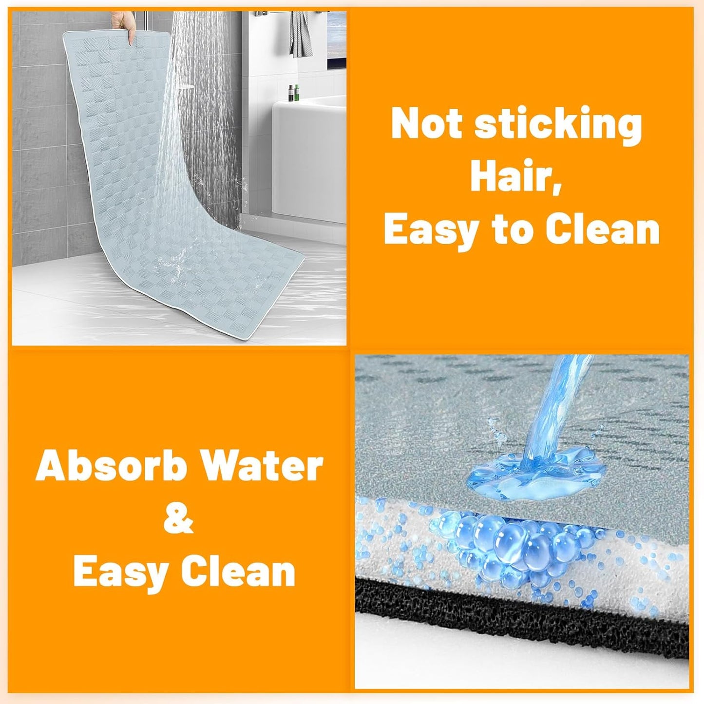 Manificent Non-Slip Pet Bed Mat for Truck Back Seat Extender, Hair Resistant Dog Blanket for Hard Bottom Dog Car Seat Cover, Anti Slip Pet Linner Backseat Cover Deep Gray XL