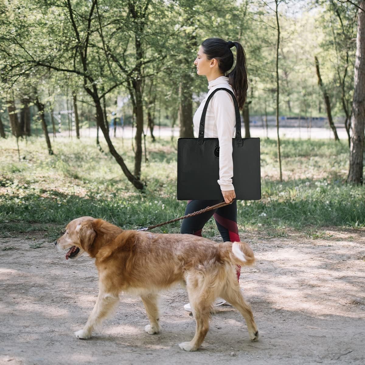 Catalonia Classic Waterproof Dog Mat, Portable Reversible Pet Travel Mat, Pet Cushion Pad with Handle for Small Medium Dogs Cats, Indoor or Outdoor