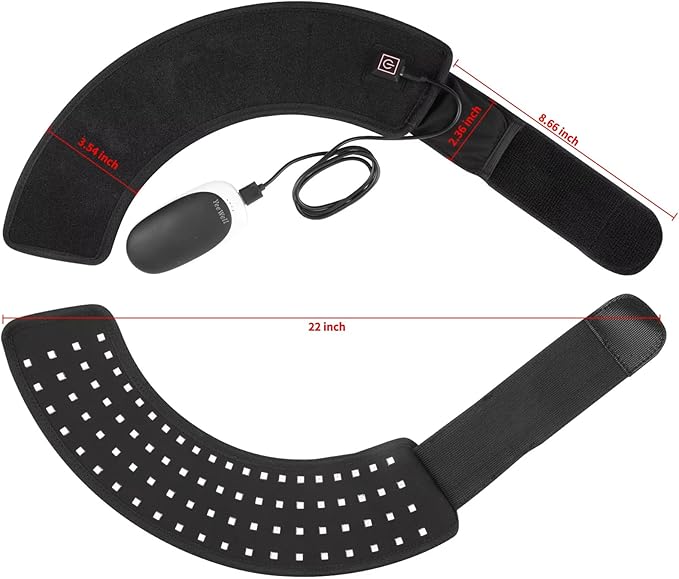 Red Light Therapy for Horses Hoof, Portable Wearable Pets Red Light Phototherapy Wraps, for Equine Hoof & Hock Pain Relief