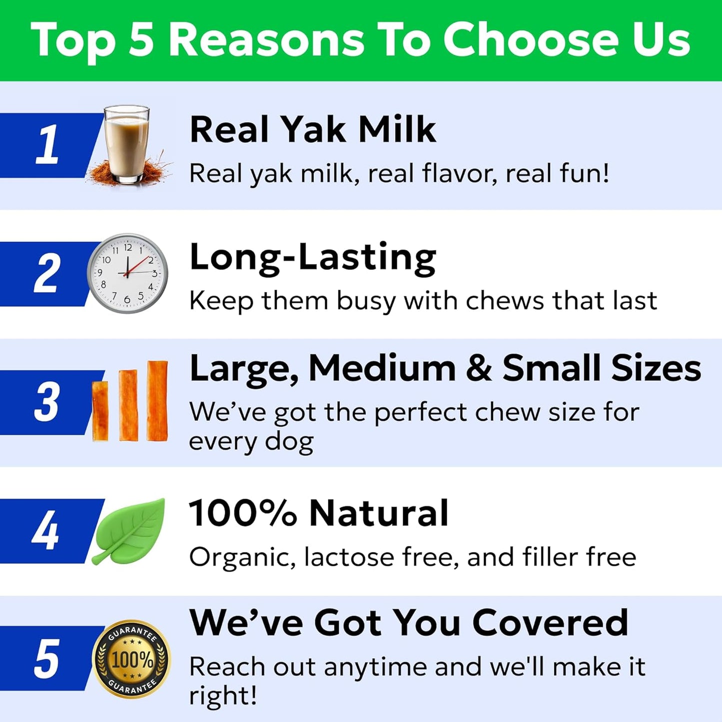 BARK&SPARK Yak Cheese Himalayan Dog Chews - 100% Natural & Long Lasting Dog Treats, Yak Milk Chews for Small, Medium & Large Dogs, Lactose & Gluten Free Dental Sticks, Healthy & Safe (4 Small Chews)