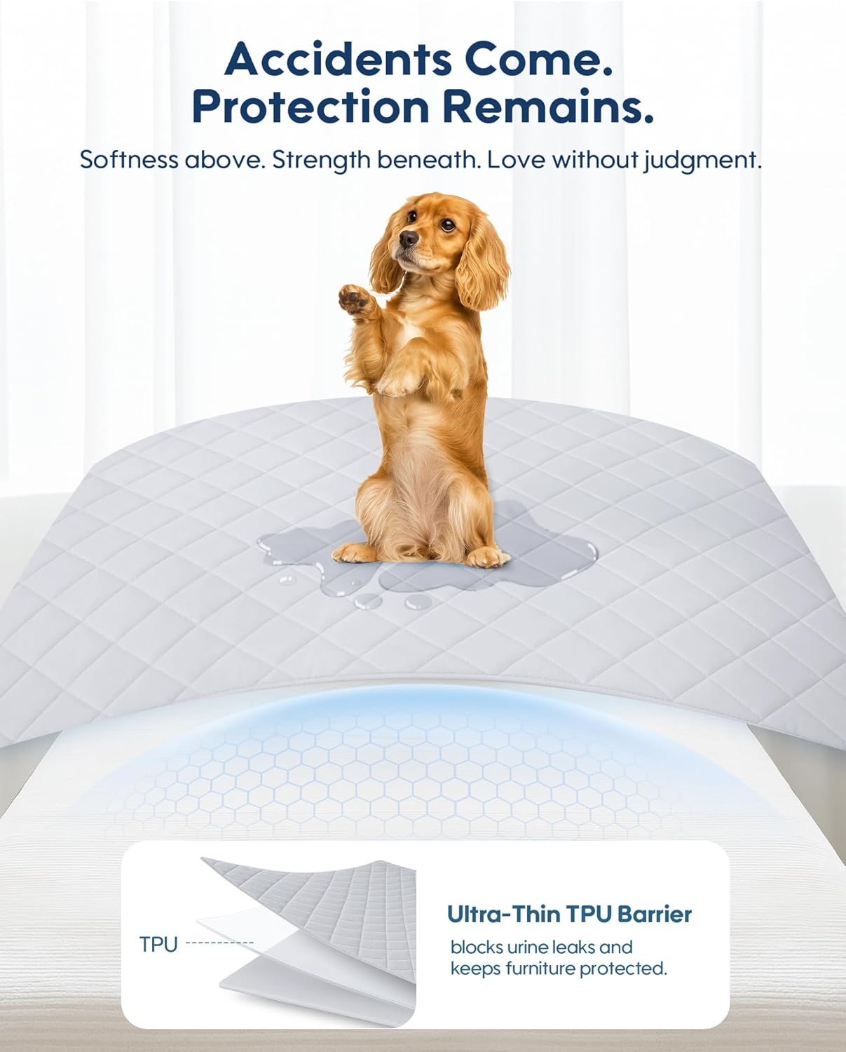 KASBAH Cooling Blanket for Dogs Waterproof Dog Blanket for Couch Bed Car Seat Washable Pet Blankets Reversible Design (Cool,Warm) Q-MAX>0.5 Dog Cooling Mat in 3 Sizes for Small, Medium & Large Dogs