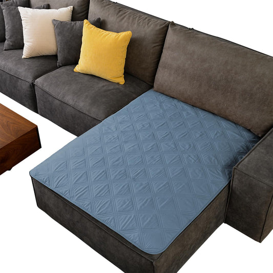 fuguitex Waterproof Dog Blanket Reversible for Small Dogs Resistant Leakproof Washable Couch Cushion Bed Protector Cover for Indoor Furniture Pet Friendly(40"*50",Violet Blue+ Light Blue)