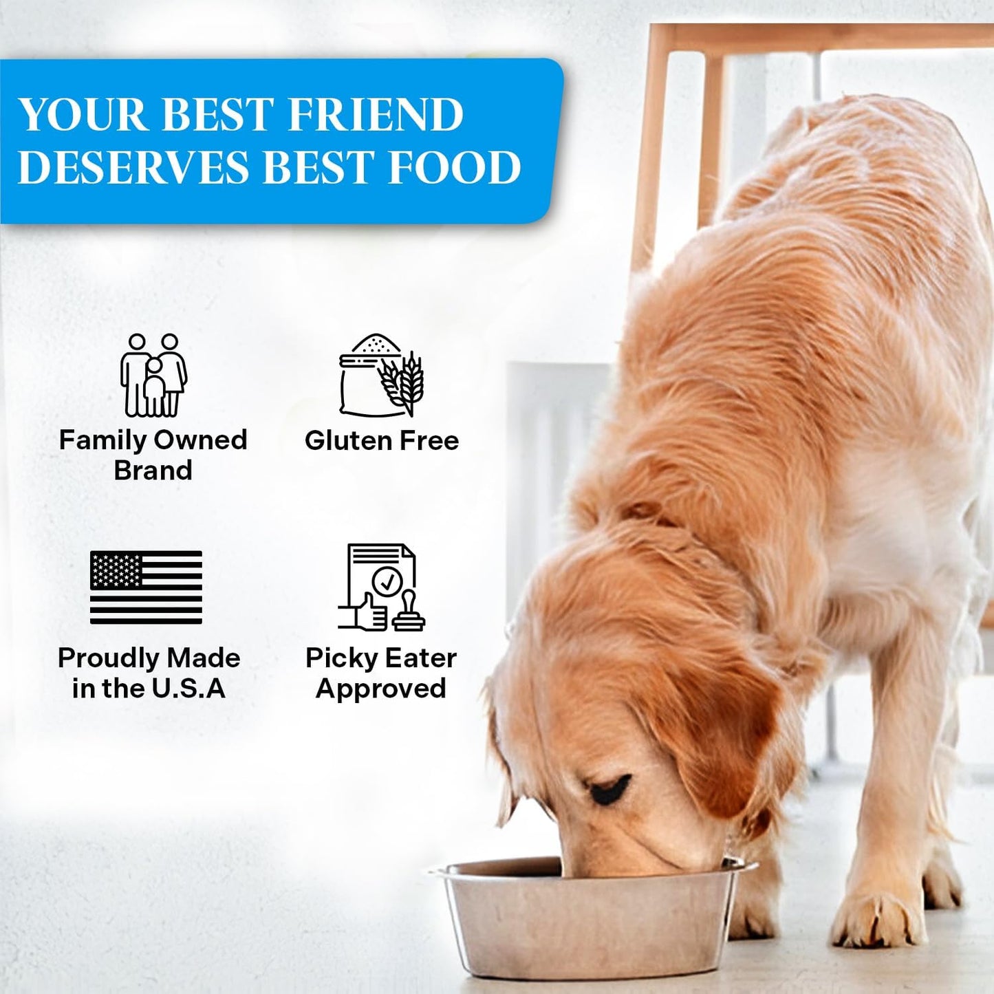 Healthy Dogma - PetMix Dehydrated Dog Food – Fish Dinner with Wild-Caught Alaskan Salmon & Whitefish – Gluten-Free, Skin & Coat Support, Clean Ingredient Dog Food – No Preservatives, (2 lbs)