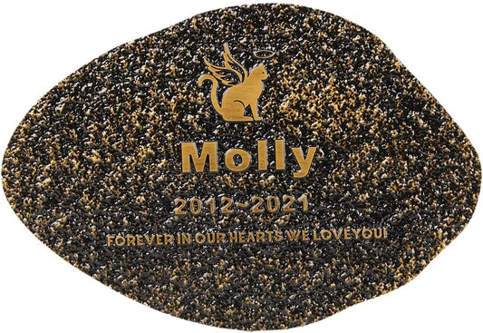Pet Memorial Stone Cat Dog Pet Memorial Personalized Pet Grave Markers Customized Pet Grave Markers with Pet Name are a Sympathy Gift for The Loss of a Pet (Acrylic)