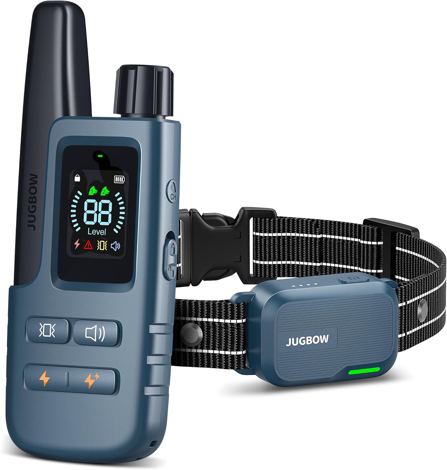 Jugbow - 4200FT Dog Training Collar with Remote IPX8 Waterproof Electric Collar with 4 Training Modes, Security Lock