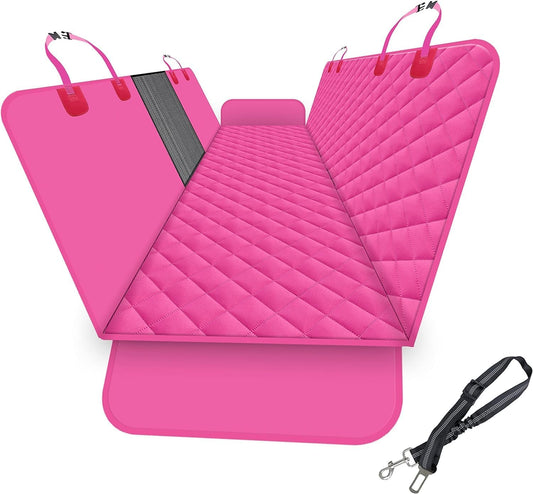 GXT Dog Back Seat Cover Protector for Cars SUV and Trucks with Mesh Window, Scratchproof Nonslip and Waterproof Material