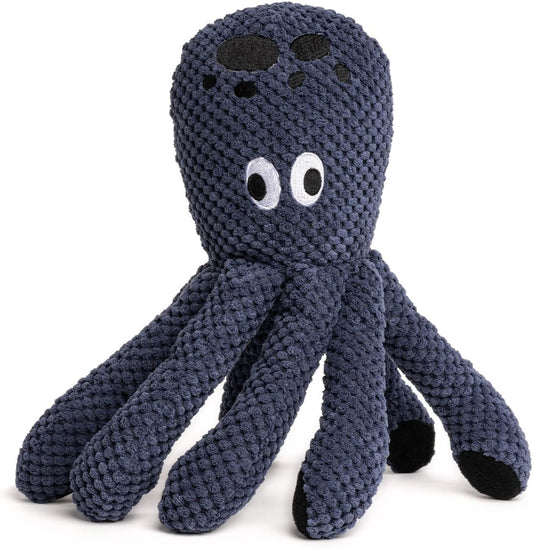 fabdog Floppies Plush Dog Toy - Cute & Durable Squeaky Dog Toys - Best Squeak Toy for Puppies and All Breeds | Ideal Pet Gift| Large Octopus