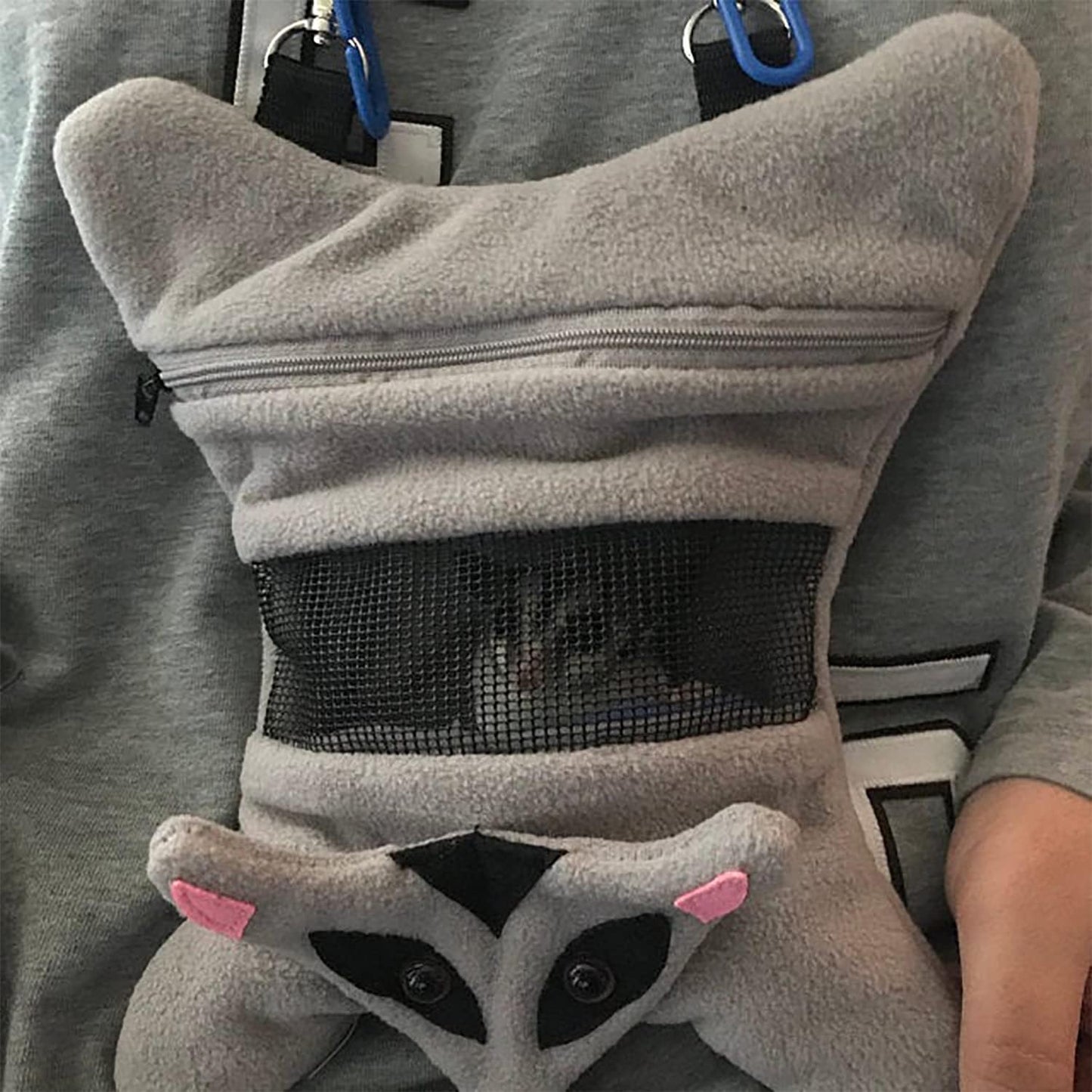 Glider Bonding Pouch - Carry Bonding Pouch for Sugar Gliders, Rats, Ferrets, Chinchillas, Squirrels, Marmosets, Hamsters, Gerbils & Small Animals