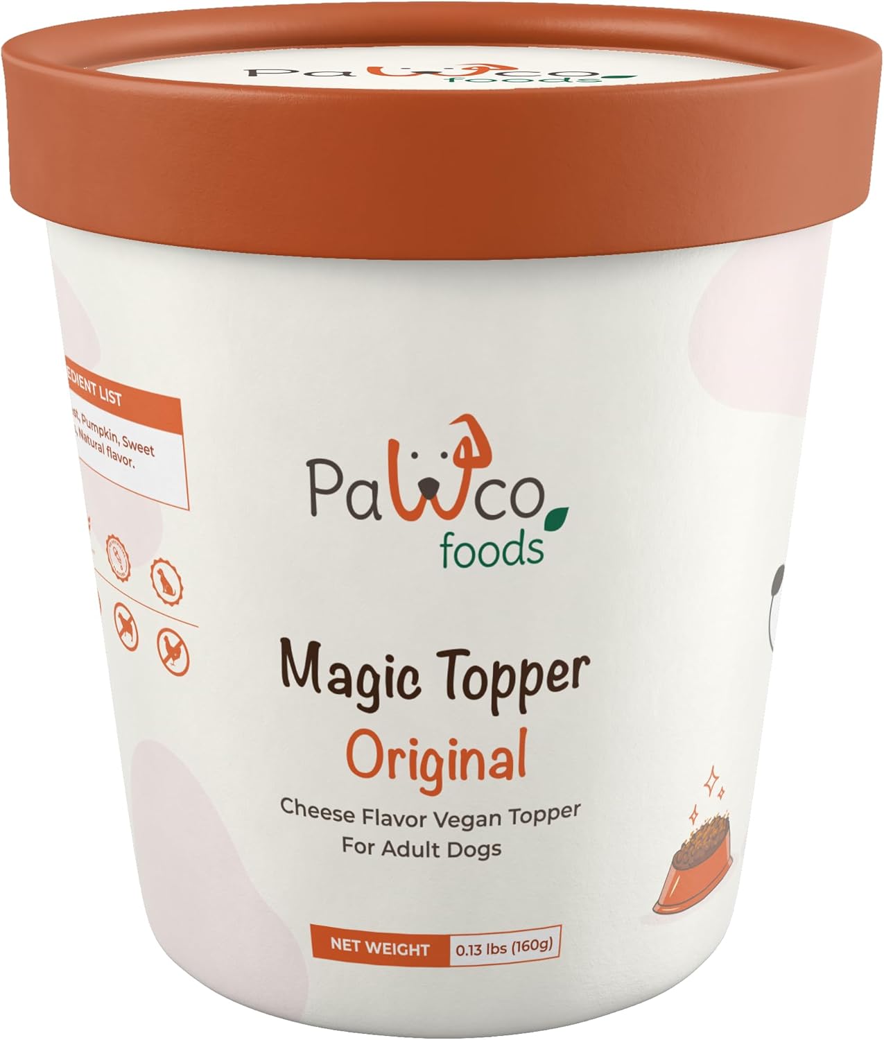 PawCo Magic Topper Original - Dog Food Topper for Picky Eaters, Grain-Free Meal Enhancer, Supports Immune & Digestive Health, 160g