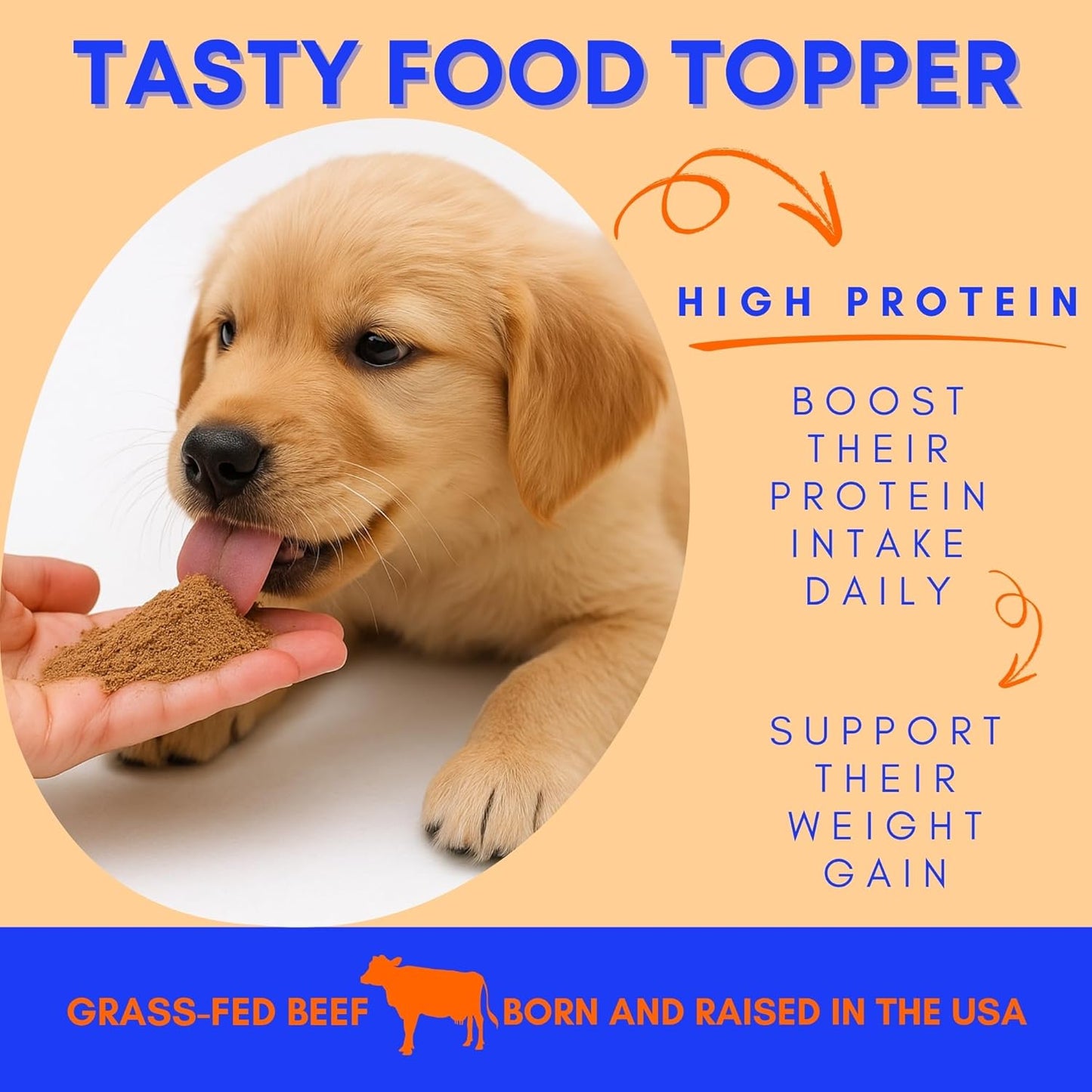 Beef Liver Food Toppers for Dogs & Cats - 100% Natural, High Protein Dog Seasoning for Food, Meal Topper & Appetite Stimulant for Picky Eaters, Liver & Lung Weight Gain for All Breed & Sizes