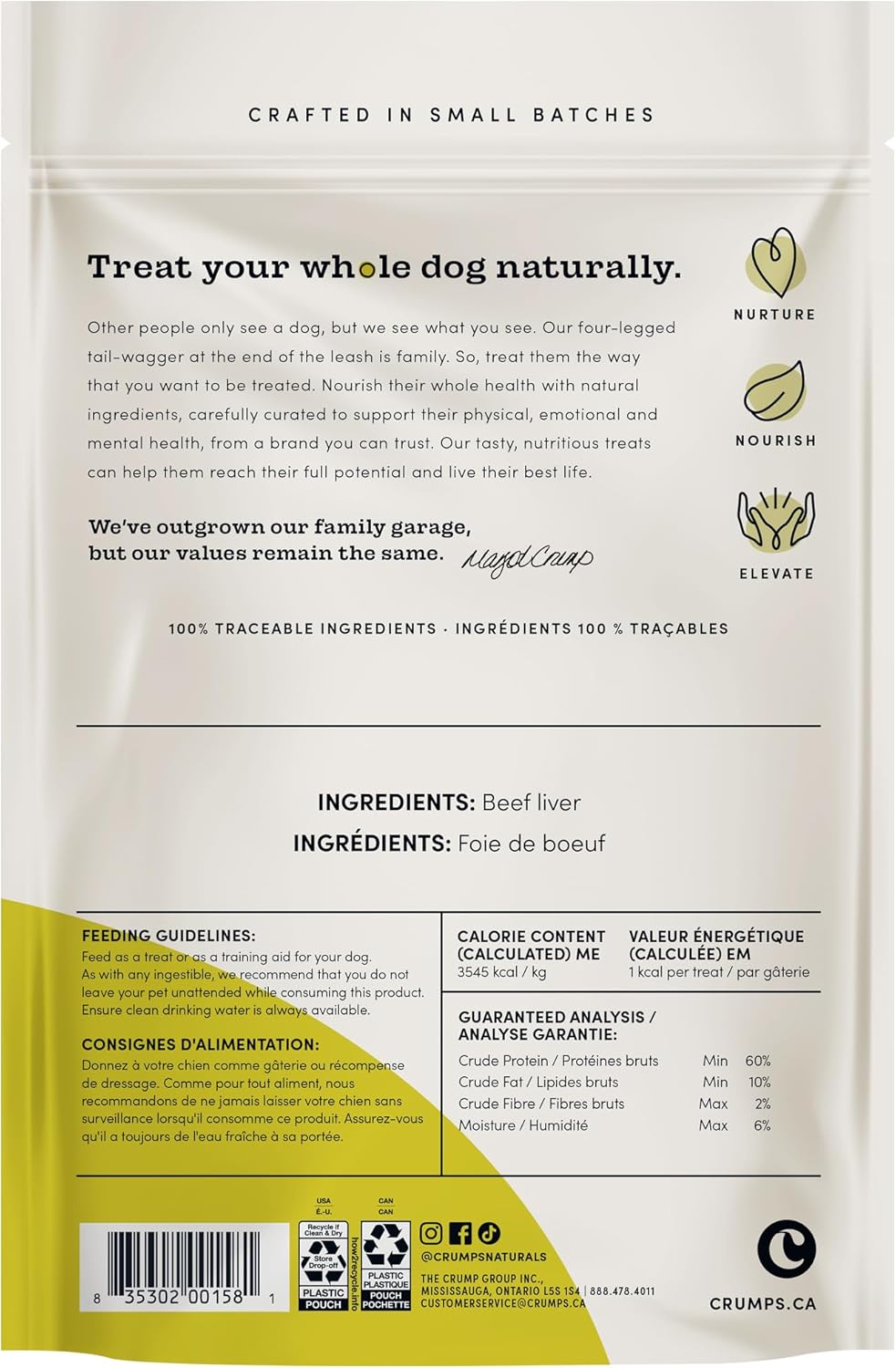 Freeze-Dried Beef Liver Mini Trainers 1.8 oz