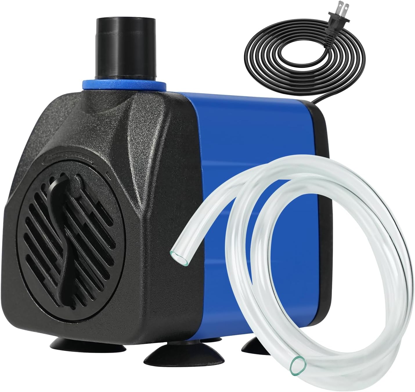 AQUANEAT Small Fountain Pump, 160 GPH Mini Submersible Water Pump with 3.3 ft Tubing, for Aquarium Fish Tank, Pet Water Fountain, Hydroponics, Pond Waterfall