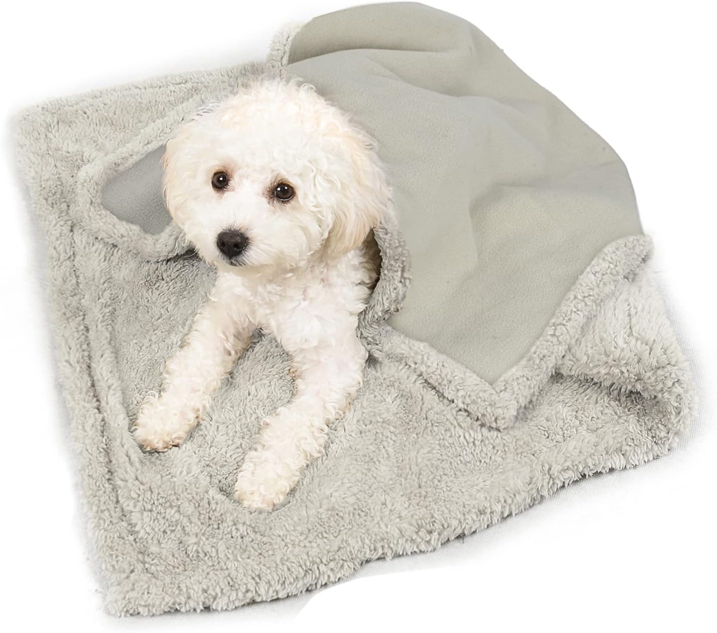 Kritter Planet Waterproof Dog Blankets for Small Dogs, Puppy Blankets for Litter, Cat Blankets for Indoor Cats Washable, Reversible Fleece Pet Mat for Crates, Car Seats, and Furniture