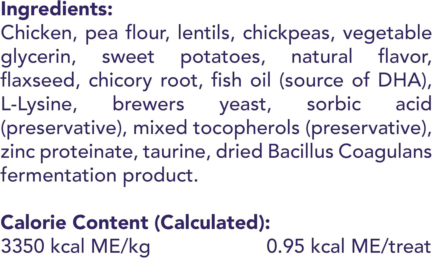 Get Naked Digestive Health Crunchy Cat Treats 2.5oz - Chicken Flavor, Grain-Free Cat Probiotics for Indoor Cats, Supports Healthy Digestion, Dental Health & Immunity, Made in The USA