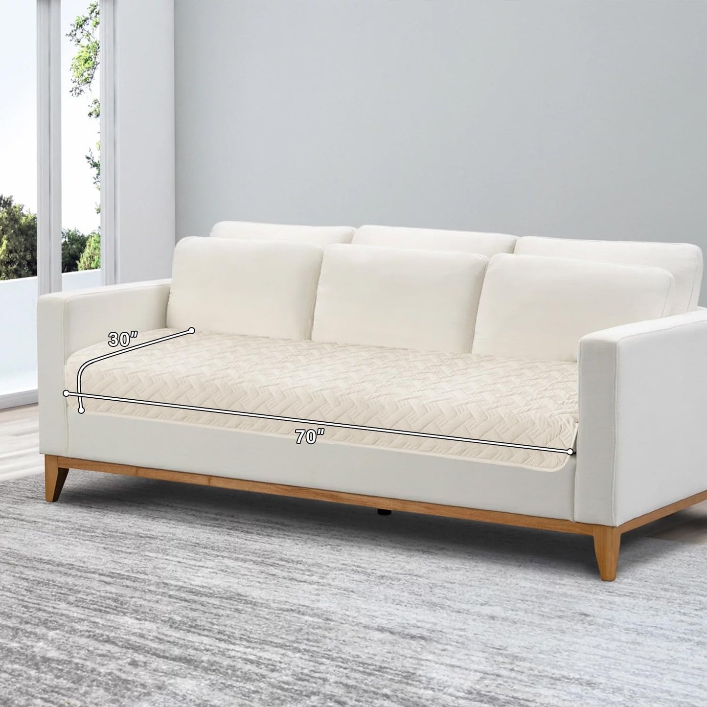 Dog Bed Cover for Pets - Blankets Rug Pads for Couch Protection Waterproof Bed Covers Dog Blanket Furniture Protector Reusable Changing Pad