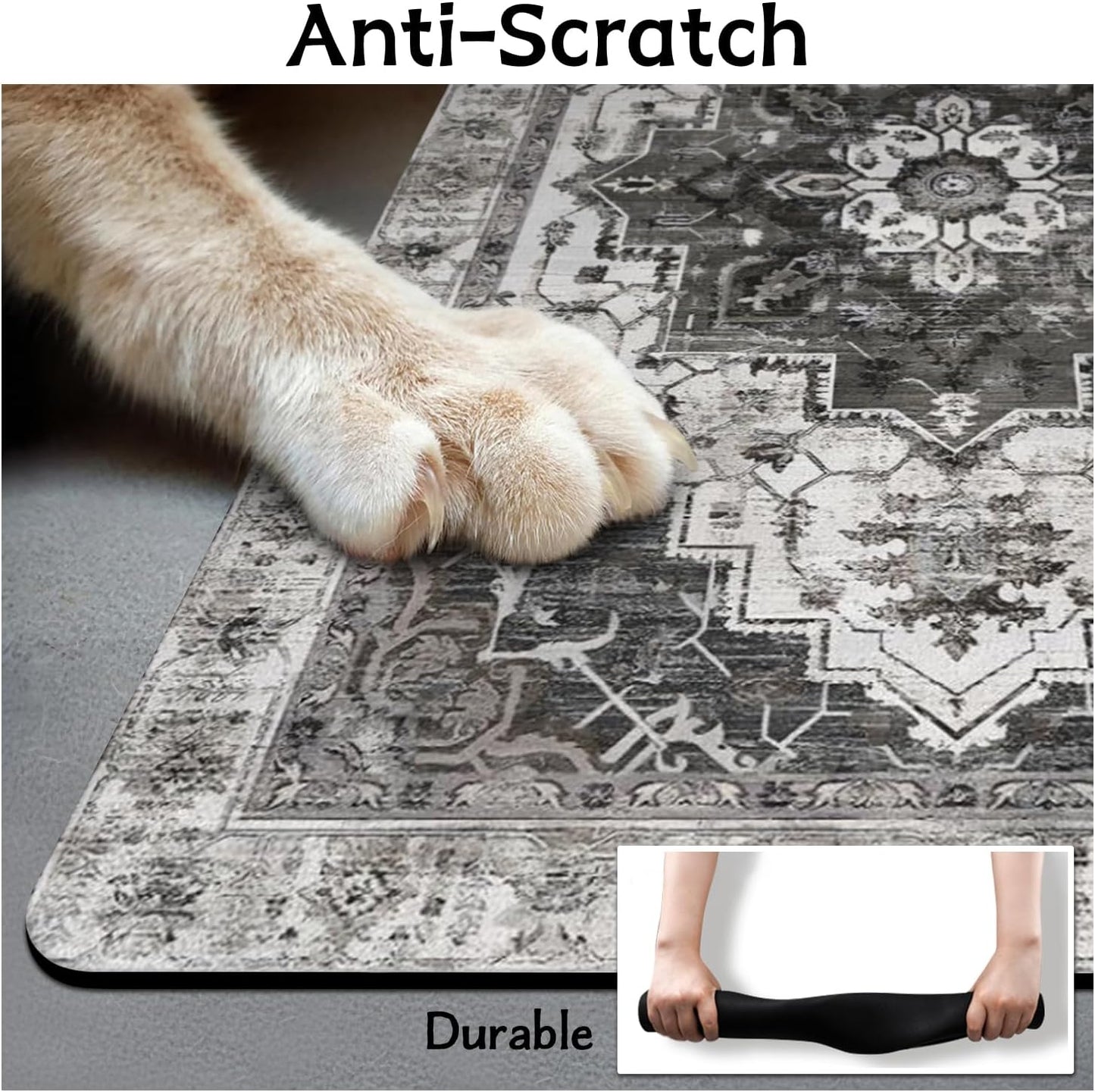 Pet Food Mats for Floor, Absorbent Dog Mat for Food and Water Dispenser Mat, Dog Food Mat Quick Dry Cat Food Mat Pet Supplies