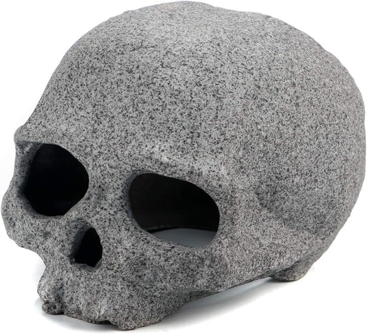 Aquarium Decorations Rock, Ceramic Shelters - Shrimp Habitat, Breeding Tube, Hiding cave, Stackable Fish Tank Decor Cave for Hiding, Betta Fish (J501)