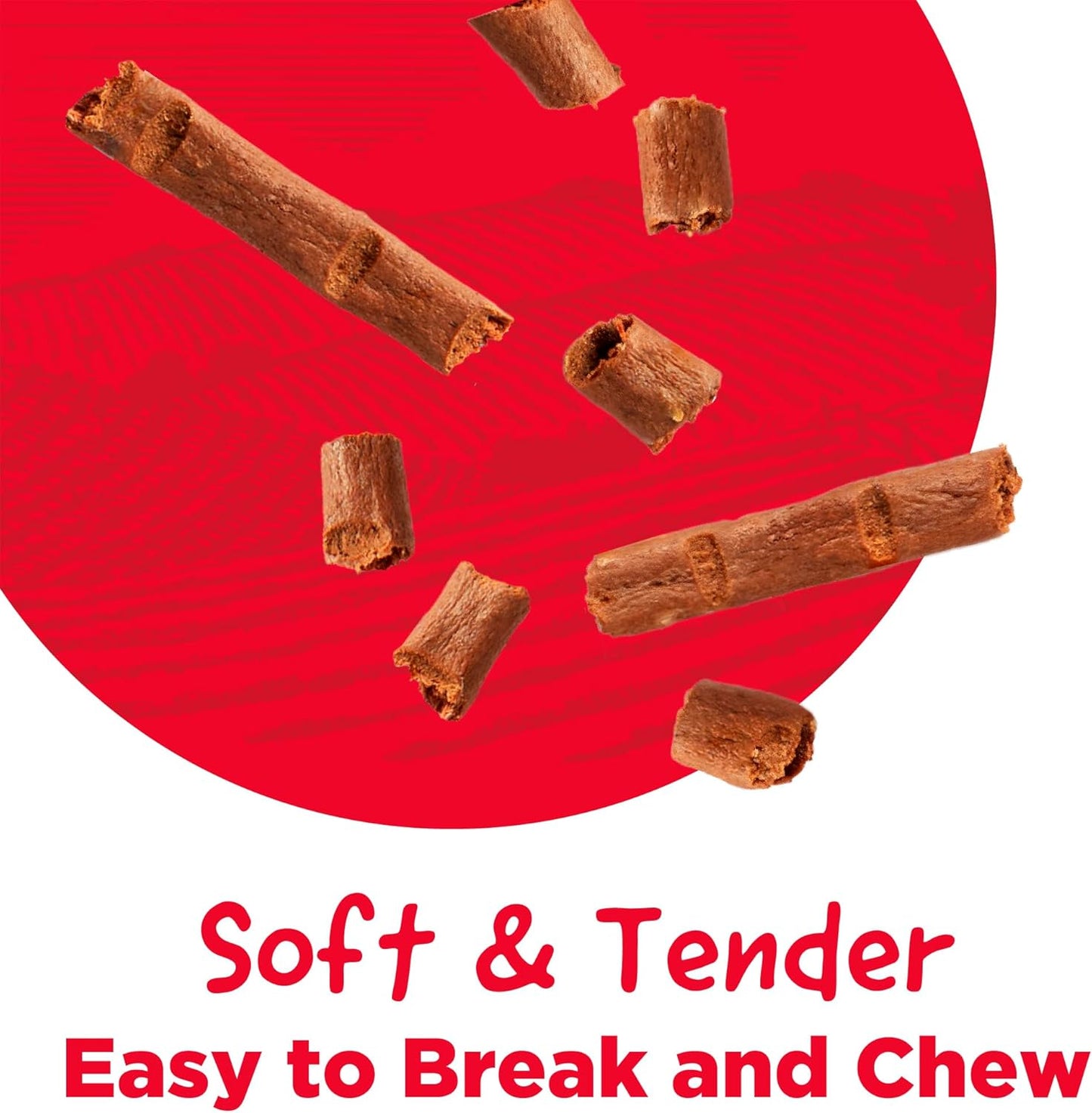 Country Kitchen Chicken & Liver Tender Meaty Sticks Cat Treats, High in Protein, Easy to Break and Chew, 0.88 Oz, 5 Count