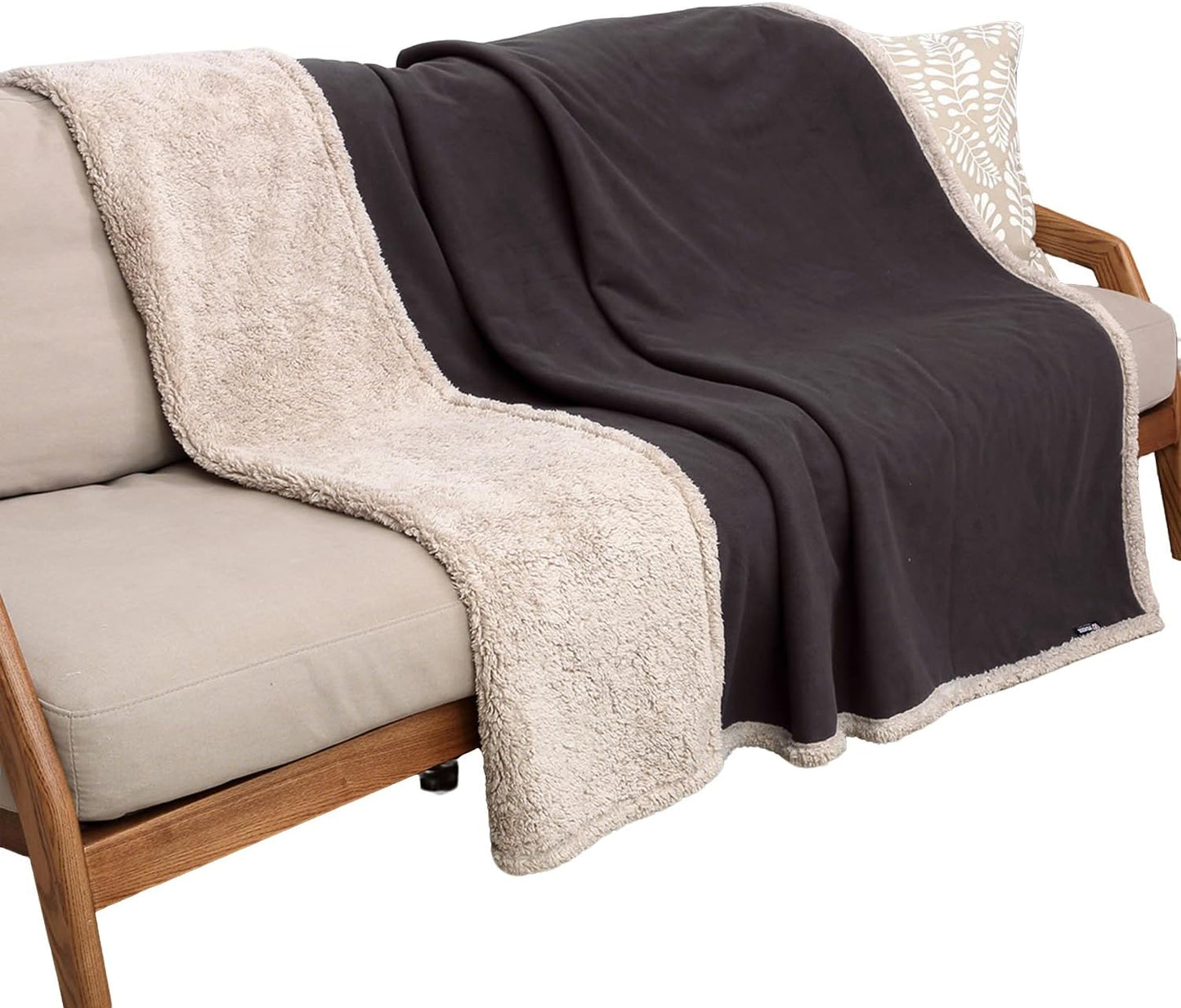 Kritter Planet Waterproof Dog Blanket, Reversible Water Proof Pet Blanket for Couch, Bed & Sofa, Washable Couch Covers for Large Dogs - Protects Furniture from Fur, Dirt, and Accidents