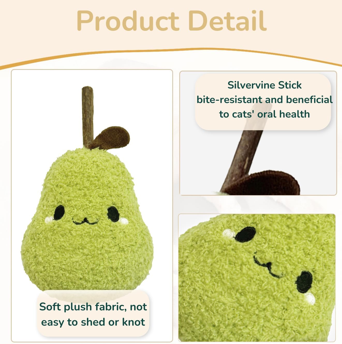 Durable and lnteractive Cat Teething Stick Toys: Chewing Stick, Grinding Teeth Rod, and chewable Cat Doll for Your Pet's Entertainment (Green)