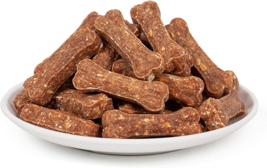 MON2SUN Dog Treats 2 Inch Chicken & Oat Treats with Cranberry Powder, Crunchy Biscuits for Small Dogs, Training Rewards, 10.6 oz (35 Count)