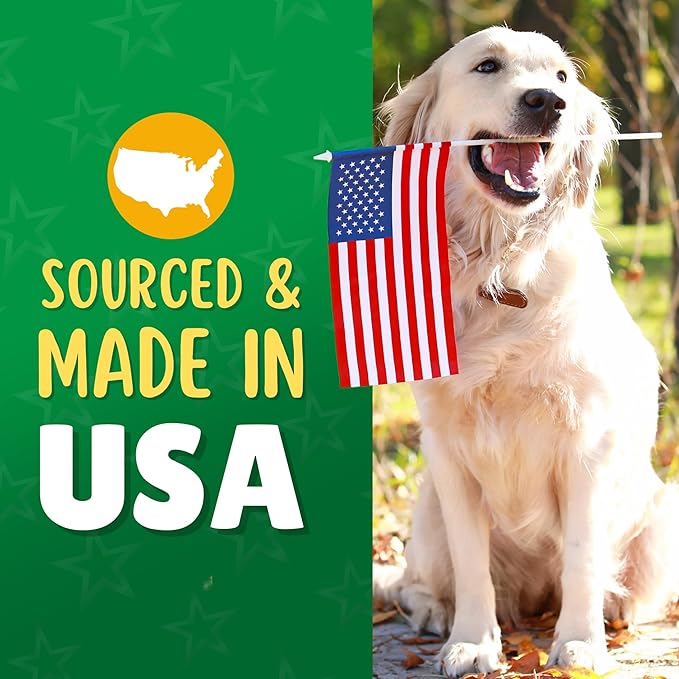 Lucky Premium Treats, Peanut Butter Basted Rawhide, Small Dog Treats, 60 Chews, Gluten Free, 0.15 lbs