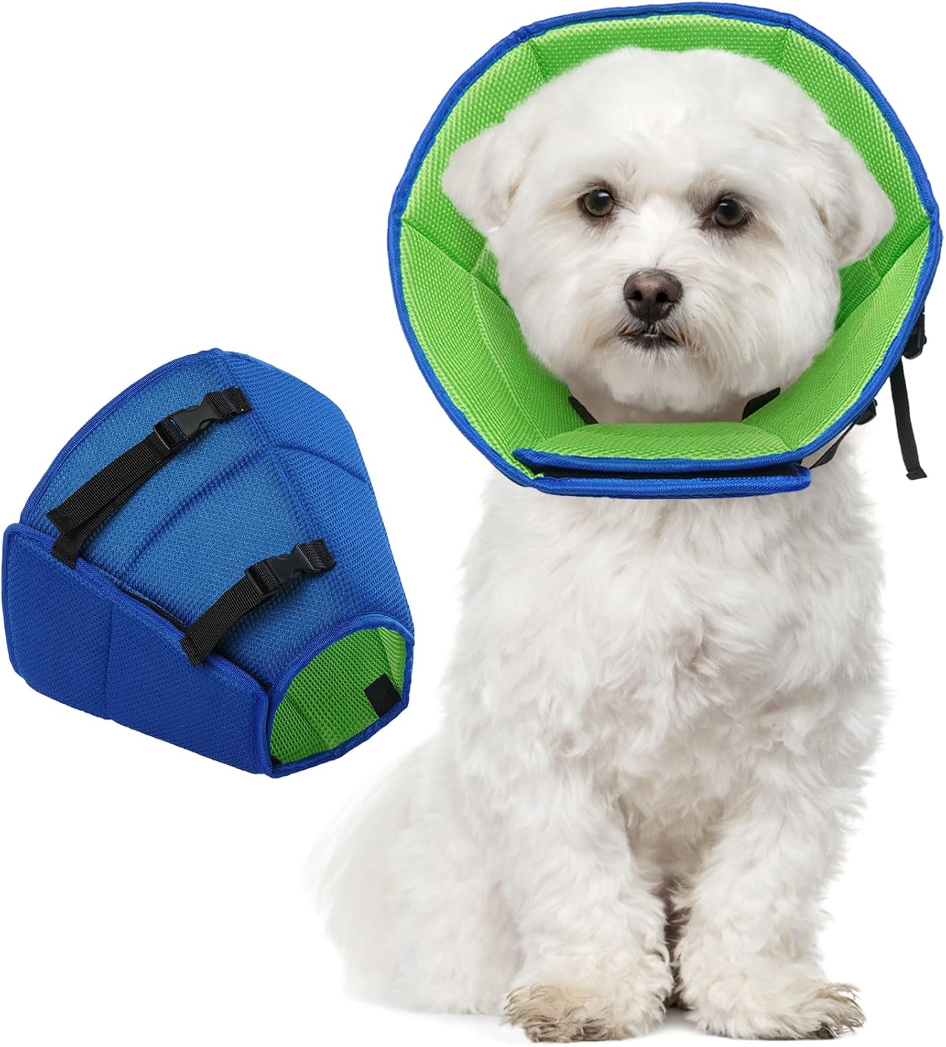 Dog Cone Collar After Surgery, Adjustable Soft Recovery Cone for Small Dogs to Stop Licking, Light-Weight Comfortable Elizabethan Collar for Dogs Anti-Bite Lick Protective Wound