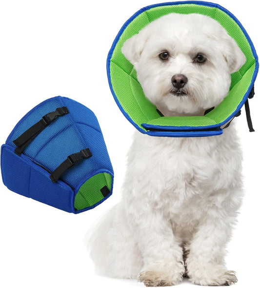 Dog Cone Collar After Surgery, Adjustable Soft Recovery Cone for Small Dogs to Stop Licking, Light-Weight Comfortable Elizabethan Collar for Dogs Anti-Bite Lick Protective Wound