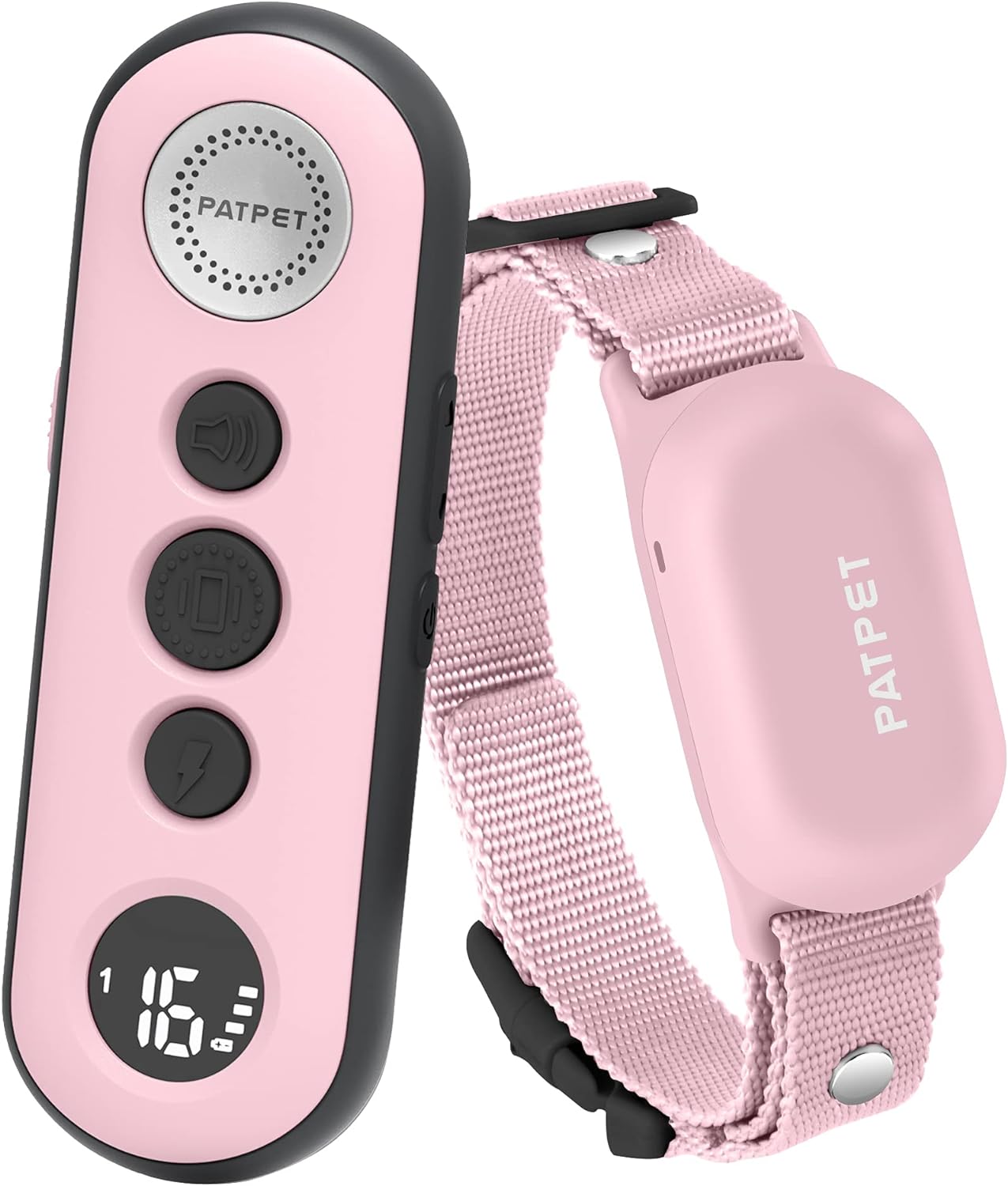 PATPET Dog Training Collar with Remote - Electric Dog Shock Collars for Small Medium Large Dogs, 3 Adjustable Safe Modes Rechargeable Waterproof E Collar for Dogs (8-120 lbs)