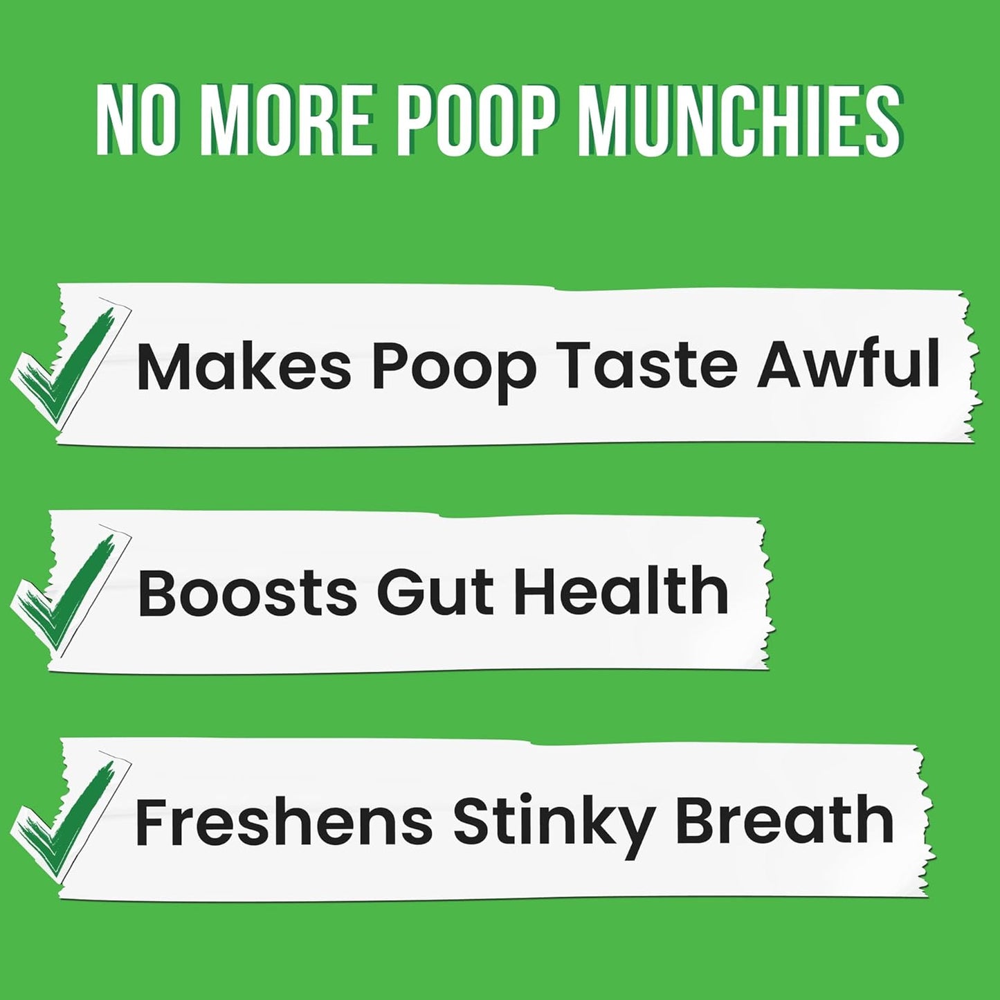 No Poo Chews for Dogs - Coprophagia & Stool Eating Deterrent with Probiotics, Digestive Enzymes & Breath Aid Support - Stop Dog Poop Eating - Made in USA - 120Ct (Beef Liver)