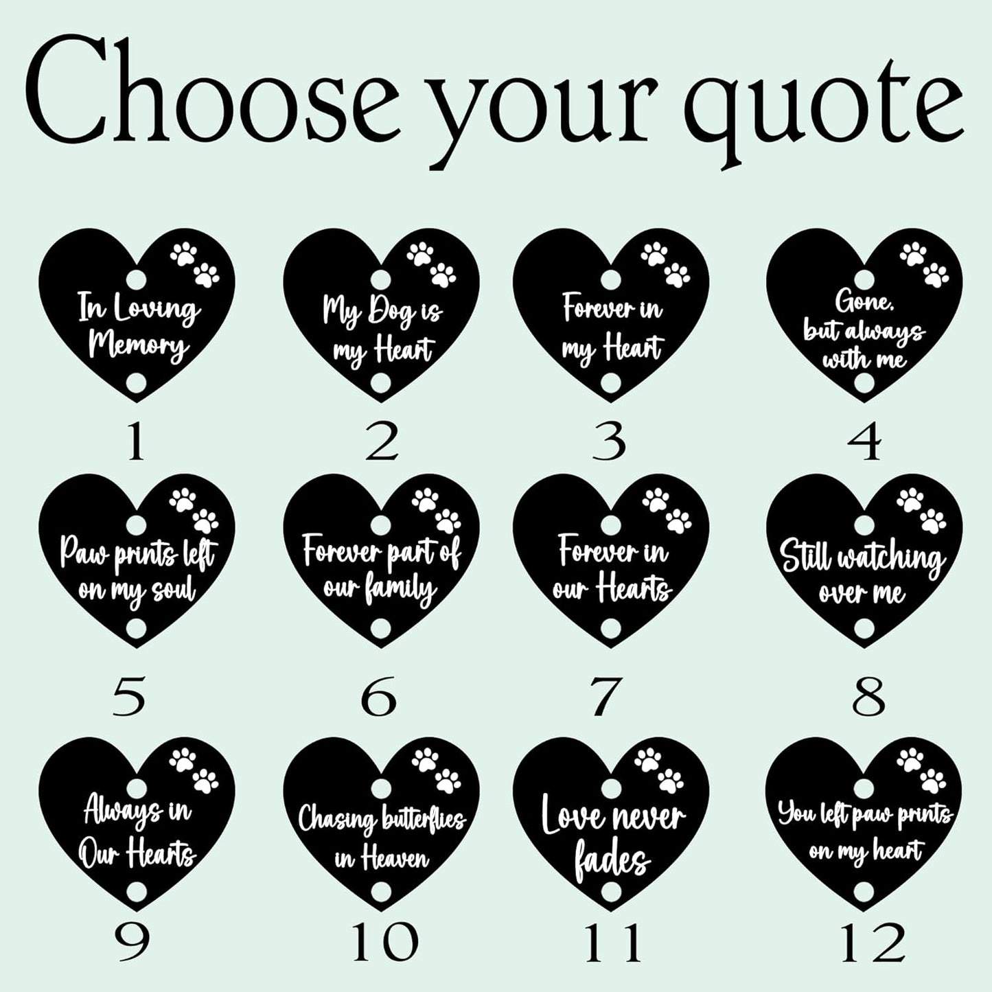 LOVELYPOD Personalized Dog Memorial Suncatcher, Custom Pet Memorial Gifts for Loss of Dog, SunCatcher Gift for Someone Who Lost a Pet, Dogs Remembrance Stained Glass, Hanging Garden Decor with Heart