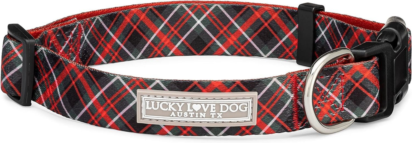 Lucky Love Dog - Adjustable Dog Collar with Easy Click Buckle for Small to Large Ones, Durable, & Comfortable for Male & Female Dogs, Pet Collar for Puppies & Adult Dogs - Heywood, X-Large