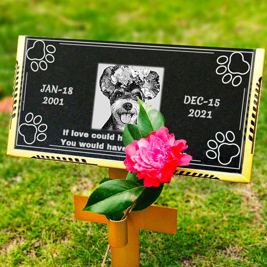 Pet Headstones for Dogs Personalized,Dogs Headstones, Cat Tombstone Outdoor,Black Granite Memorial Garden Stone Customized Gravestone Markers, Dog Gravestone Markers Gifts (Pet 2)