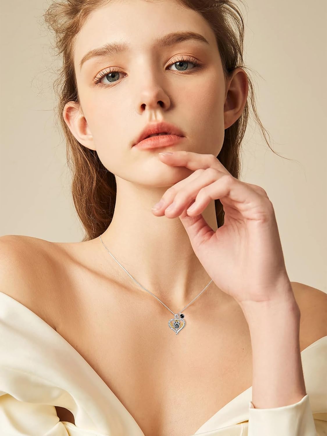 Sterling Silver Pet Urn Necklace for Ashes - Memorial Keepsake for Dog, Cat Pet