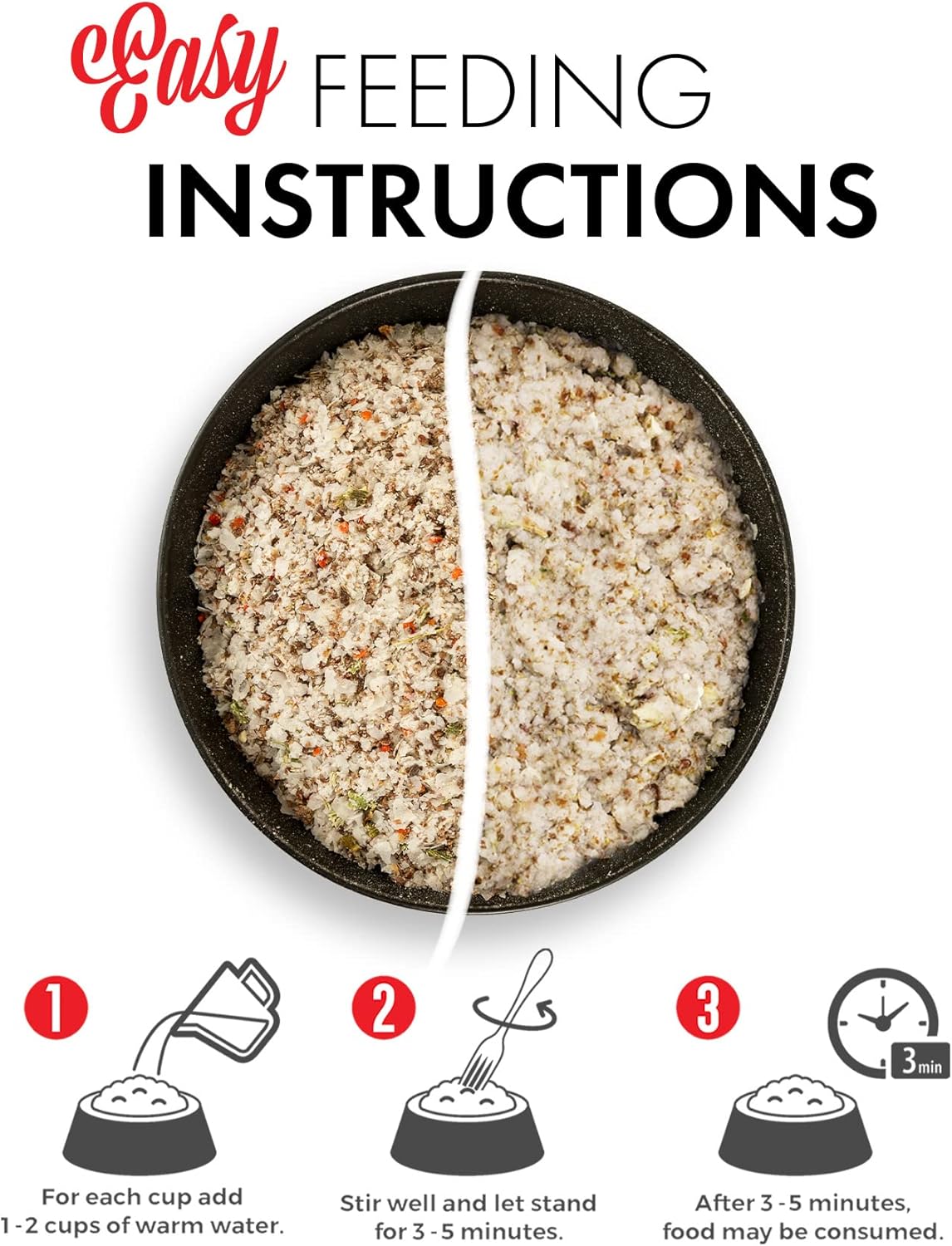 Grandma Lucy's Artisan Dog Food, Grain Free and Freeze-Dried - Artisan Venison, 3Lb Bag