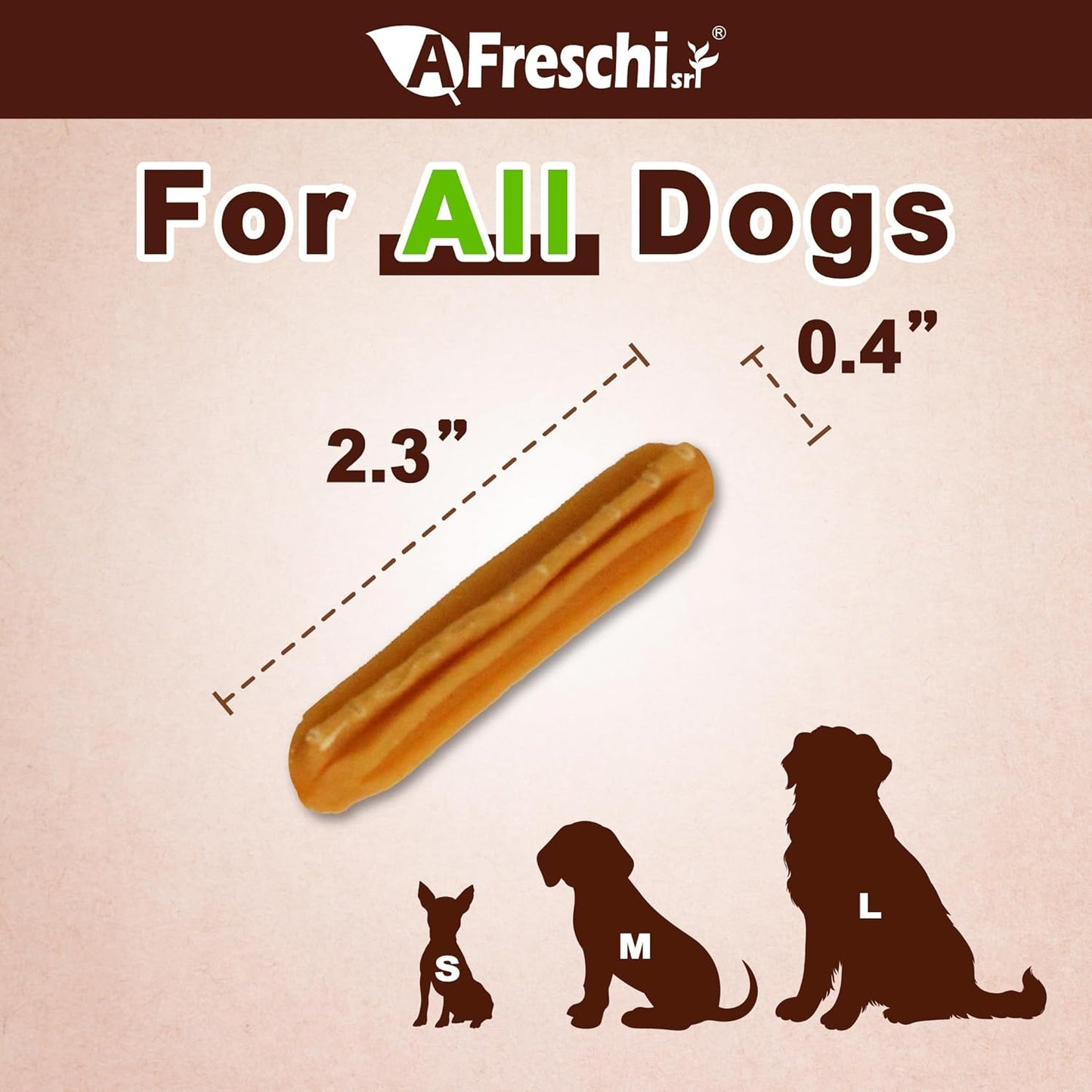 AFreschi Natural Chicken Sticks with Chicken Liver 24 oz, All Natural, Grain-Free, High-Protein, Healthy & Easily Digestible, Soft Texture