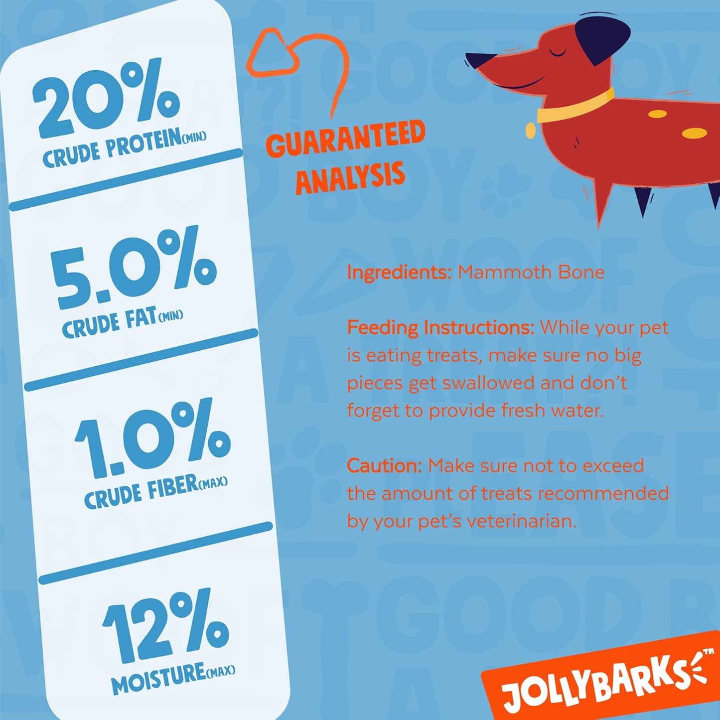 Mammoth Big Dog Bones for Large Dog Bone, 16" Femur Beef Bones for Agressive Chewers, Natural Giant Dog Bone (1 Pack)