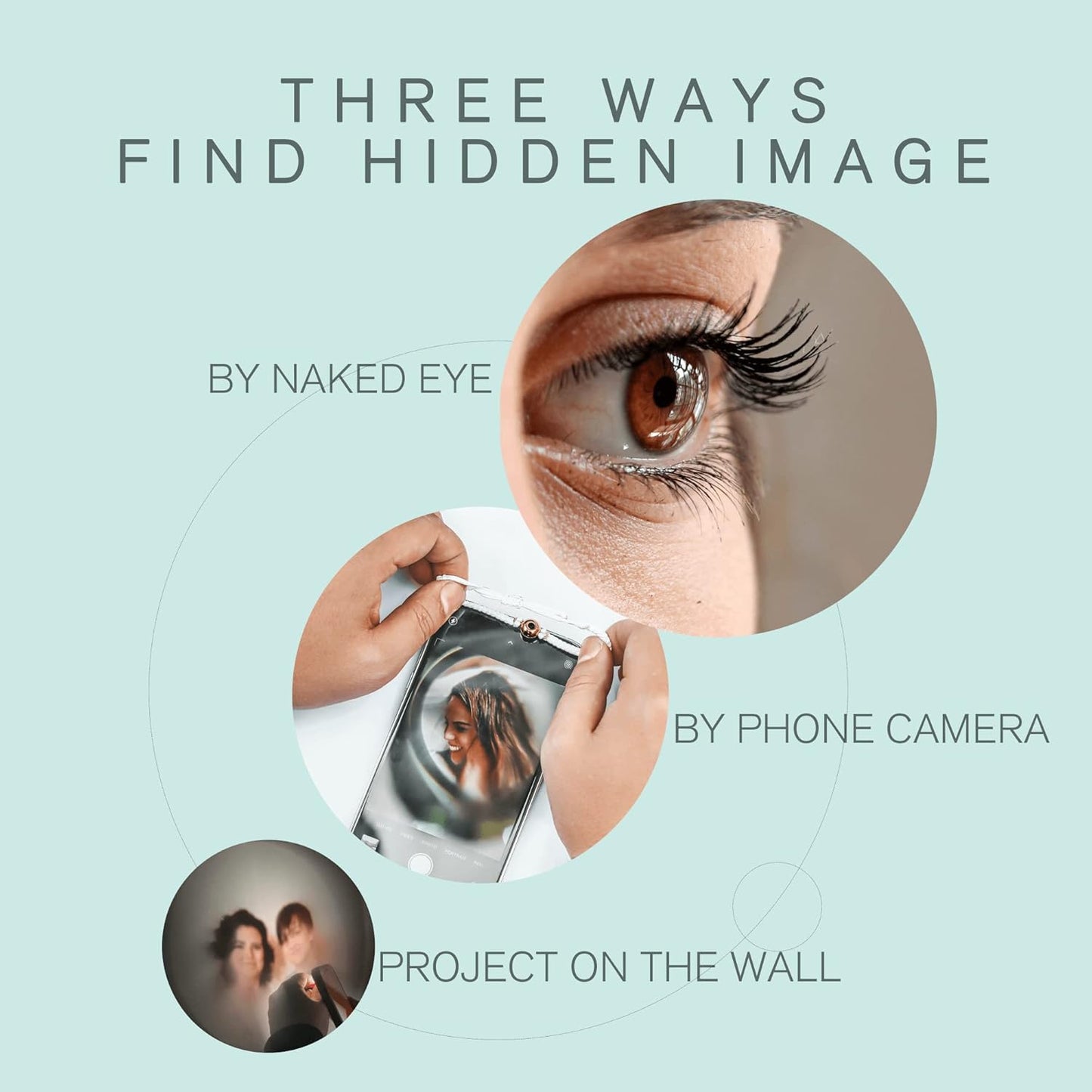 EMIRISTIC Custom Photo Bracelet - Personalized Picture Natural Stone Cuban Chain Bracelet - Any Special Day Gifts