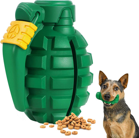 Indestructible Dog Toys for Aggressive Chewers - Heavy Duty, Durable Toys for Large Dogs (Green)