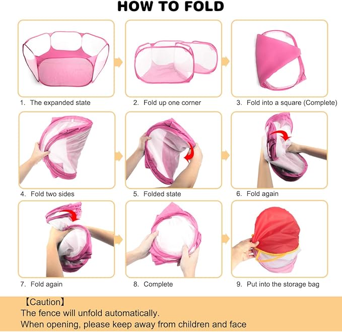 Guinea Pig Cage Rabbit Cage Indoor with Mat Playpen Perfect Size for Small Animal Pet Play Pen Easy to Clean Exercise Yard Fence Portable Tent for Hamsters, Chinchillas, Hedgehog, Puppy, Cats