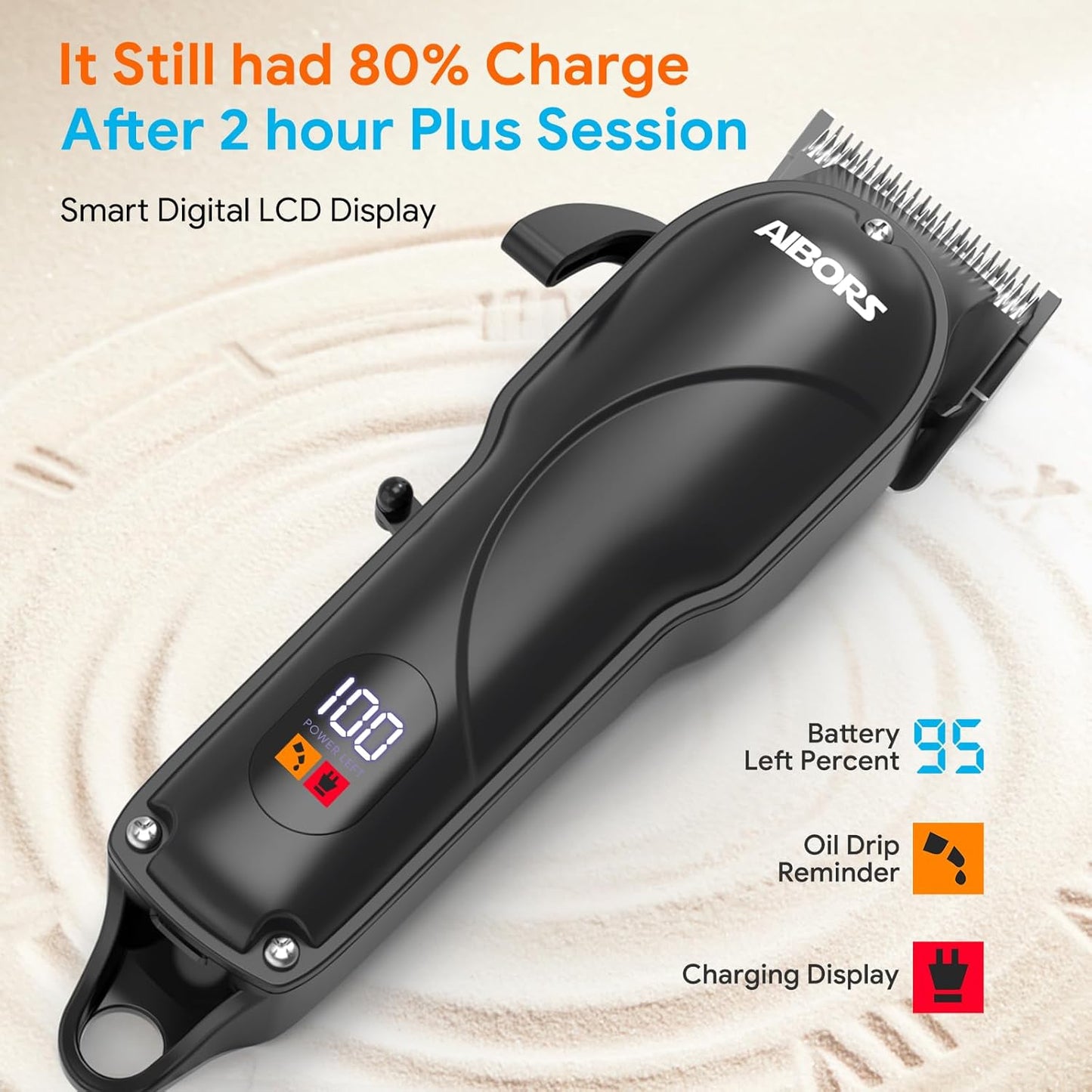 Dog Clippers for Grooming: Dog Grooming Kit Low Noise Electric Quiet Rechargeable Adjustable Clipper Comb Cordless Pet Hair Thick Coats Clippers Trimmers Set Dogs Hair Clippers for Dogs Cats Pets