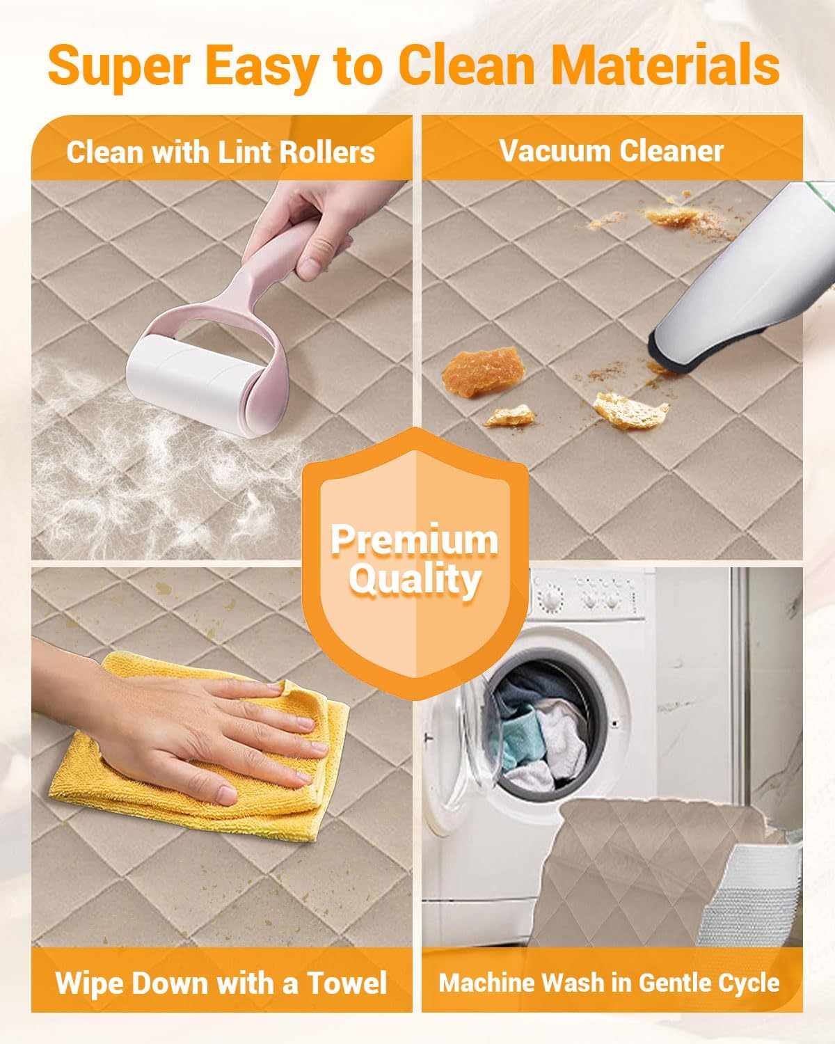 Victoper Dog Car Seat Cover, Heavy Durable Dog Seat Cover for Back Seat, 100% Waterproof Scratch Proof Nonslip Dog Hammock for Car with Side Flap, Pet Back Seat Covers Large 60" W x 64" L