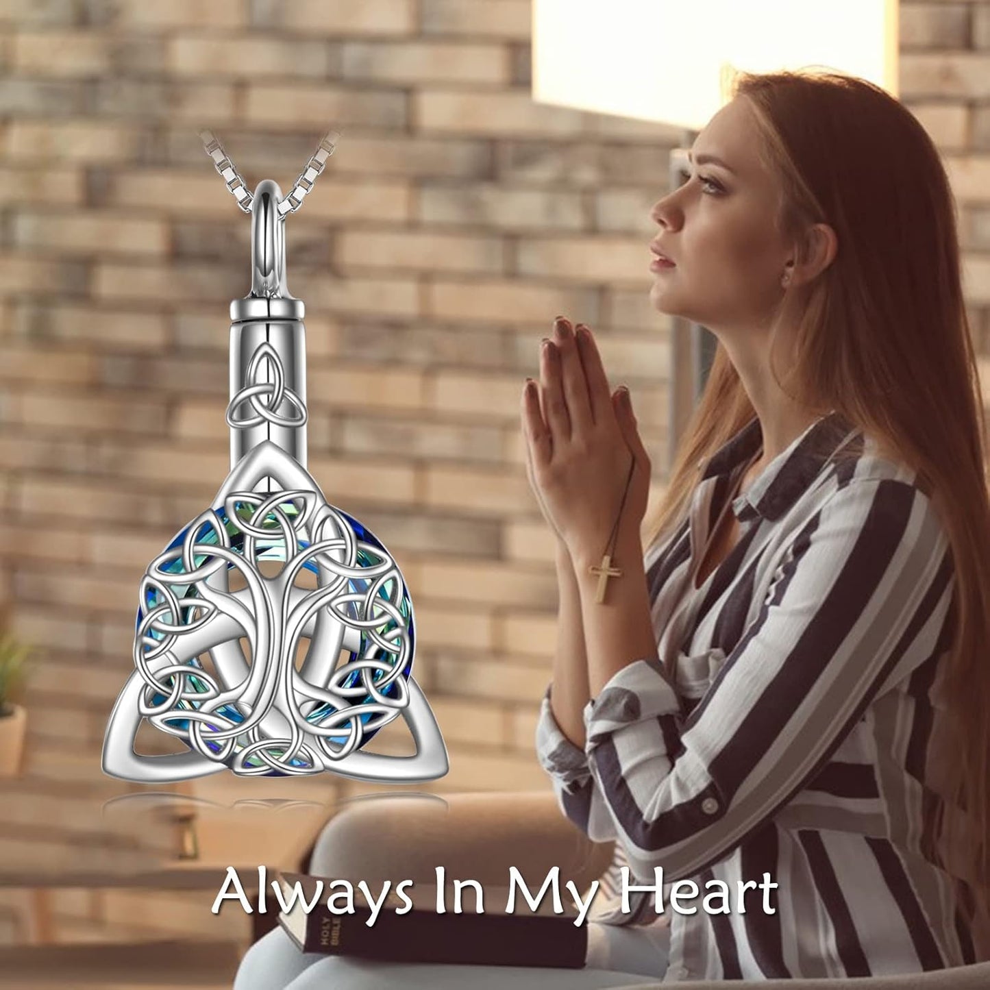 WINNICACA Urn Necklace for Ashes Sterling Silver Abalone Shell Cremation Jewelry for Ashes Jewelry Gifts for Nature Lovers Keepsake Memorial Jewelry for Women