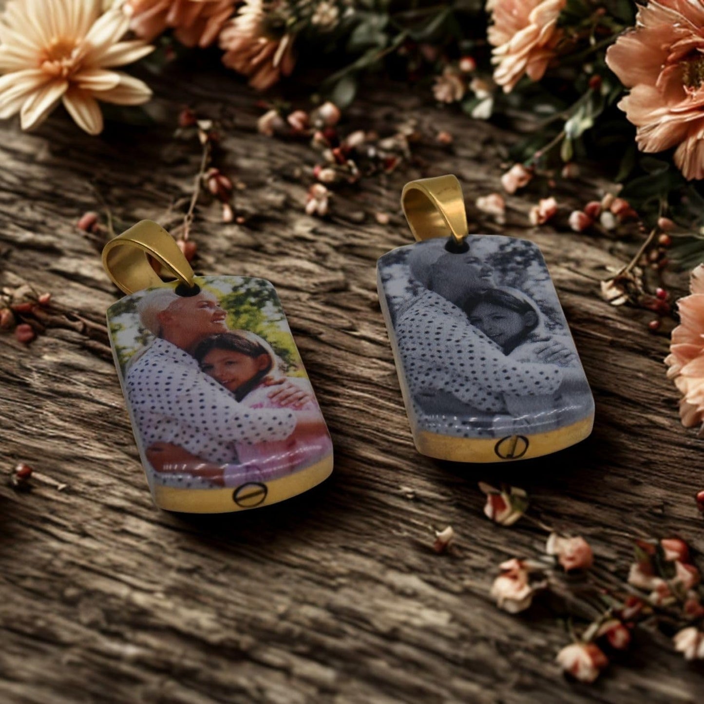 Personalized Ashes Necklace for Men Women Pet Custom Photo Text Urn Necklace Customized Engraving Holder Memorial Cremation Jewelry Keepsake Memorial Gifts