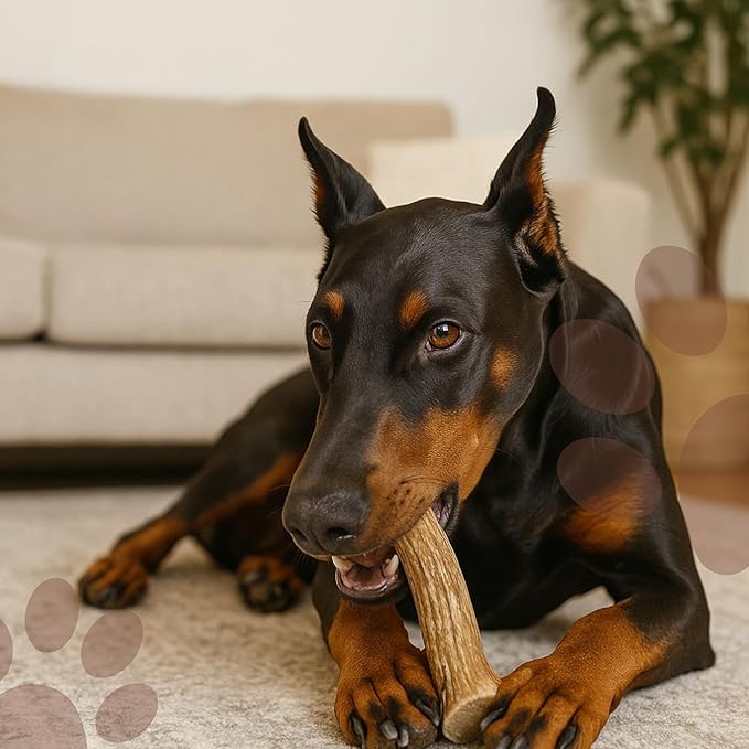 WhiteTail Naturals | Deer Antlers for Extra Large Dogs - (Jumbo-XXL) - Naturally Shed, Long Lasting Chew Bone for Aggressive Chewers