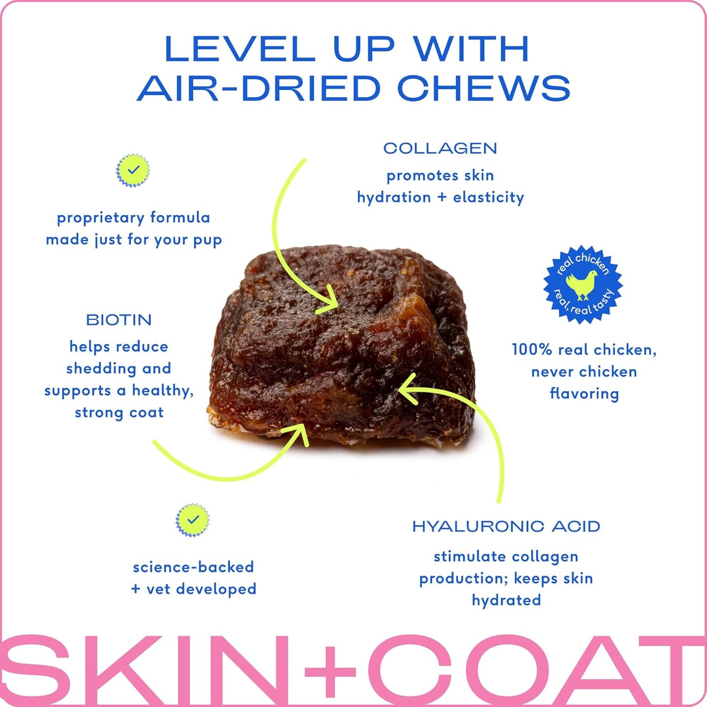 Native Pet Omega Skin and Coat Chews for Dogs (30 Air-Dried Chews) & Allergy Chews (30 Air-Dried Chews) - Promotes Healthy Skin & Shiny Coat - Soothing Itchy Skin & Digestive Support