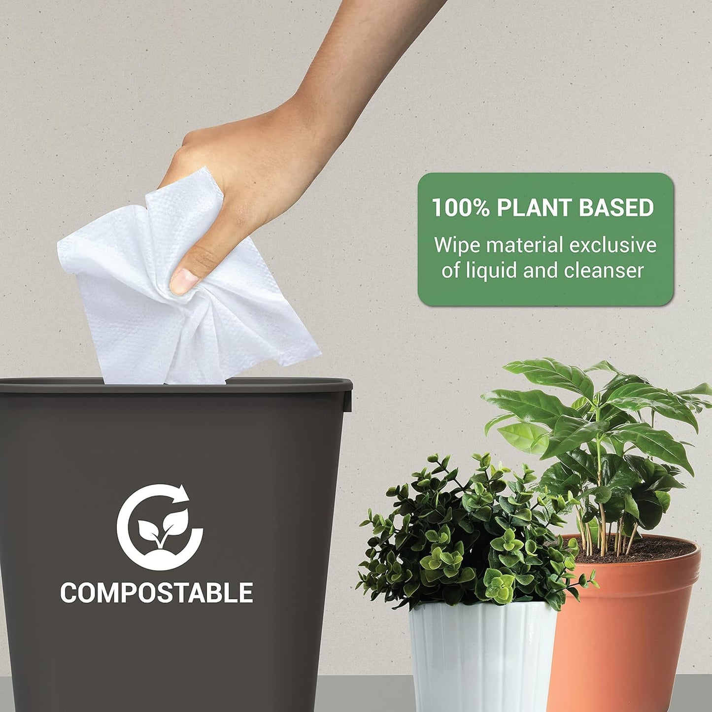 Inspire Naturals Pet Wipes for Dogs and Cats 100% Natural Plant Based with Organic Antioxidants, Dog Wipe Cleaning Deodorizing | Puppy Wipes | Dog Wipes for Paws and Butt (400ct - 8 Pack)