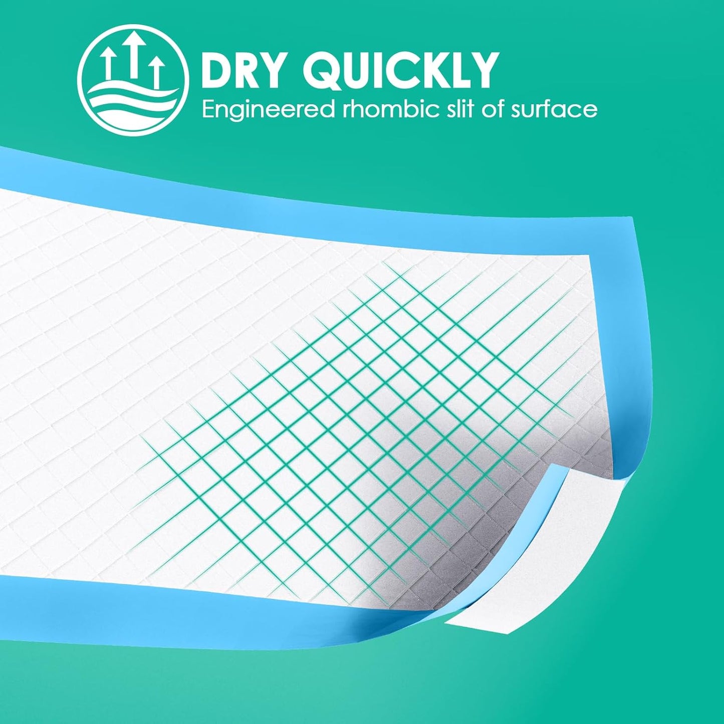 JollyMate Dog Pee Pads Extra Large 36"x36", X-Large Puppy Training Pads with Adhesive Tabs, 6 Layers Thick, Super Absorbent, Leak-Proof, Quick-Dry, Potty Pads for Dogs and Puppies (30, 36*36IN)